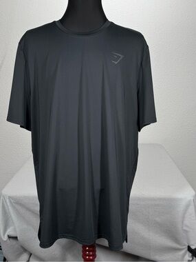 Gymshark Arrival/Training Black Athletic Short Sleeve Tee XL